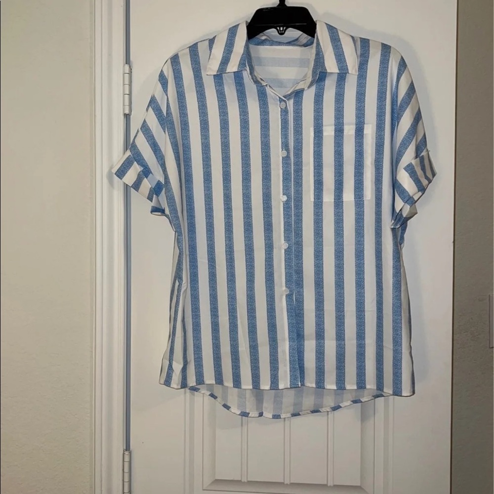 Oversized button down shirt